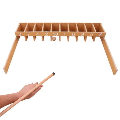 Wooden Table Bobs Game