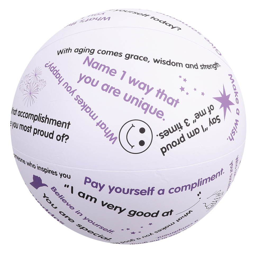 Toss & Talk Ball - About Me - Each