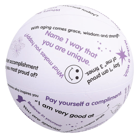 Toss & Talk Ball - About Me - Each