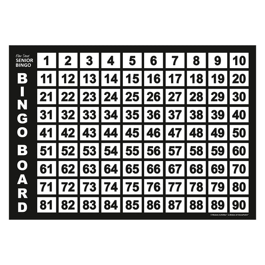 Bingo Call Board - 1 to 90 - A3 Size - Each