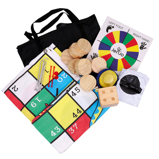 Giant Outdoor Snakes, Dots & Ladders Games - 2 in 1