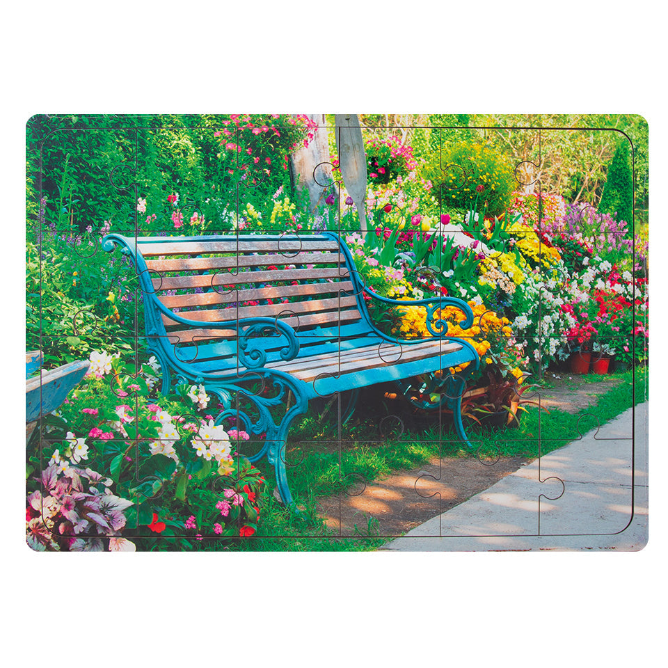 Wooden Puzzle - Garden Seat - 24 Pieces