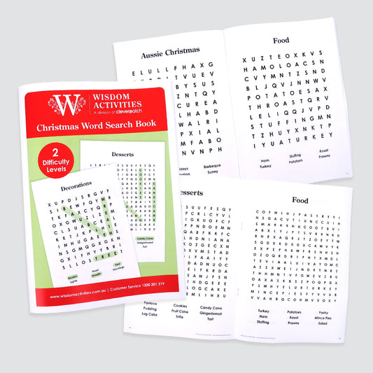 Christmas Word Search Book