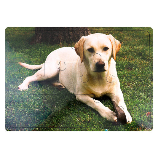 Wooden Puzzle - Labrador - 12 Pieces