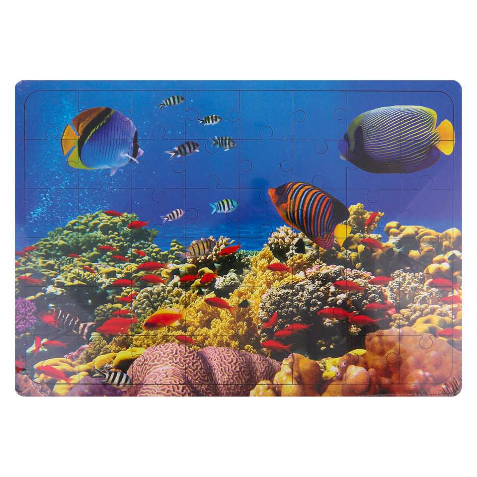 Wooden Puzzle - Fish - 48 Pieces