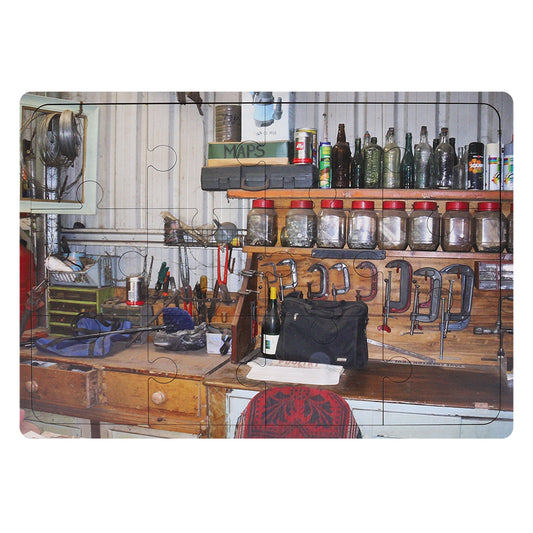 Wooden Puzzle - Tool Shed - 12 Pieces