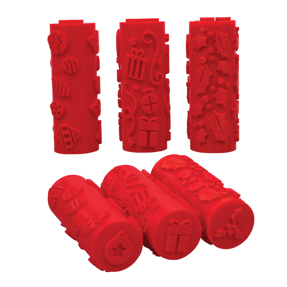Christmas Rollers - Pack of 3