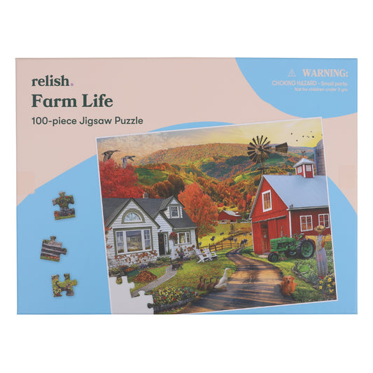 Puzzle - Farm Life - 100 Pieces