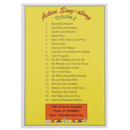 Active Sing-along Activity Book & CD - Volume 2 - Yellow