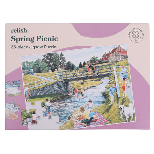 Puzzle - Spring Picnic - 35 Pieces