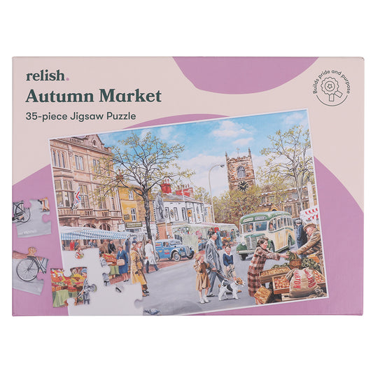 Puzzle - Autumn Market - 35 Pieces