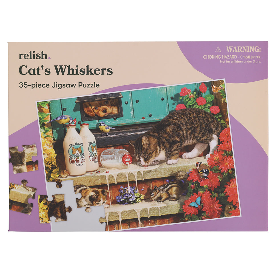 Puzzle - Cat's Whiskers - 35 Pieces