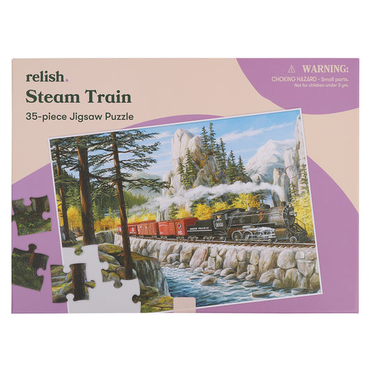 Puzzle - Steam Train - 35 Pieces
