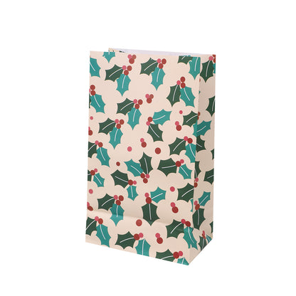 Paper Bags - Holly - Pack of 6