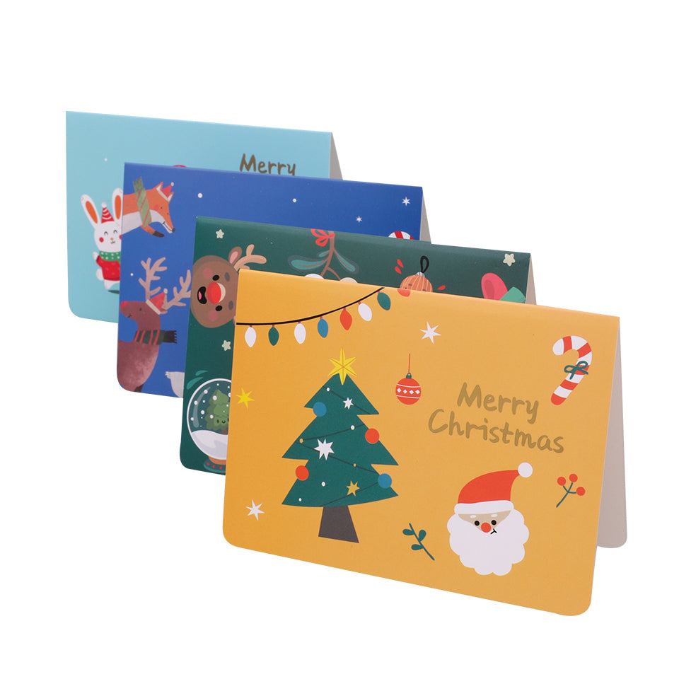Christmas Greeting Cards - Assorted - Pack of 8