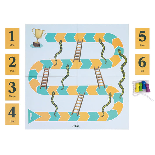 Snakes & Ladders and Ludo Board Games - 2 in 1