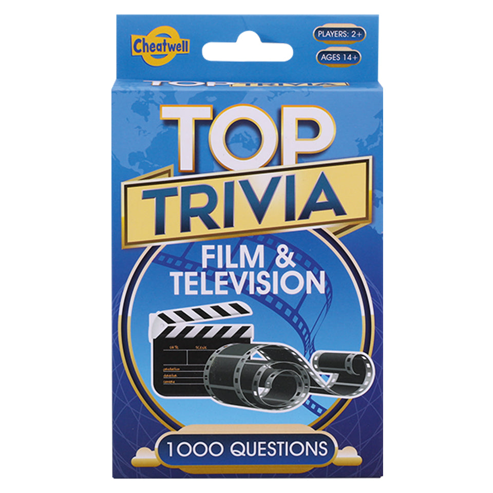 Top Trivia Cards - Film & Television - Pack of 50