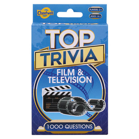 Top Trivia Cards - Film & Television - Pack of 50
