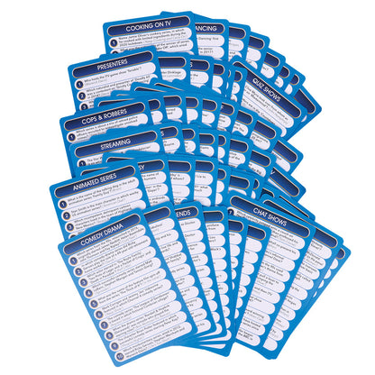 Top Trivia Cards - Film & Television - Pack of 50