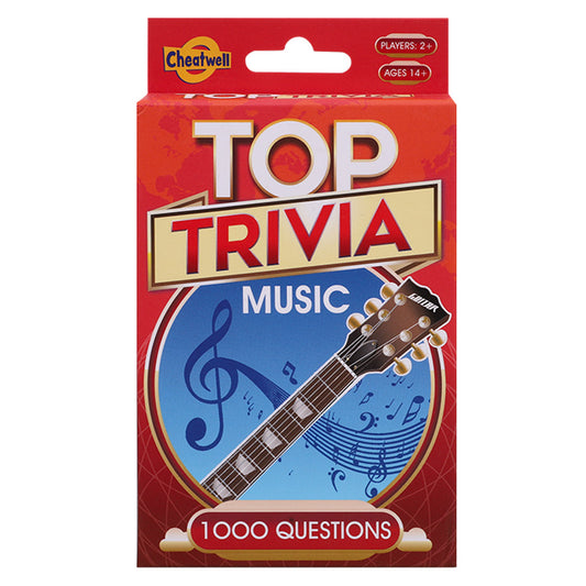 Top Trivia Cards - Music - Pack of 50