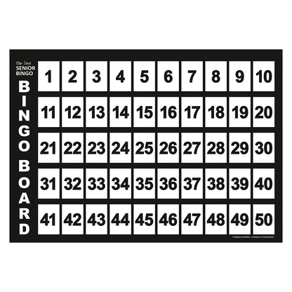 Bingo Call Board - 1 to 50 - A3 Size - Each