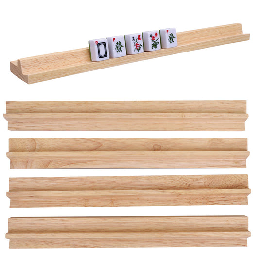 Wooden Mahjong Racks - Pack of 4