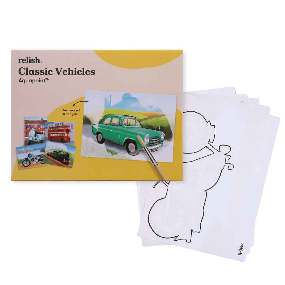 Aquapaint - Classic Vehicles - Pack of 5