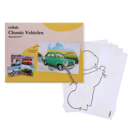 Aquapaint - Classic Vehicles - Pack of 5