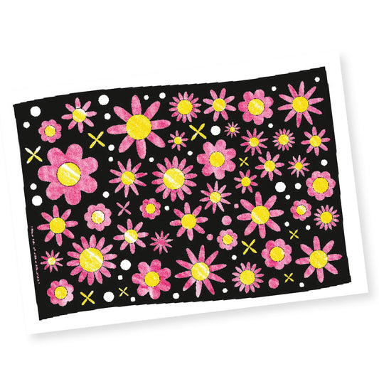 Colouring Sheets - Black Background - A3 - Pack of 10