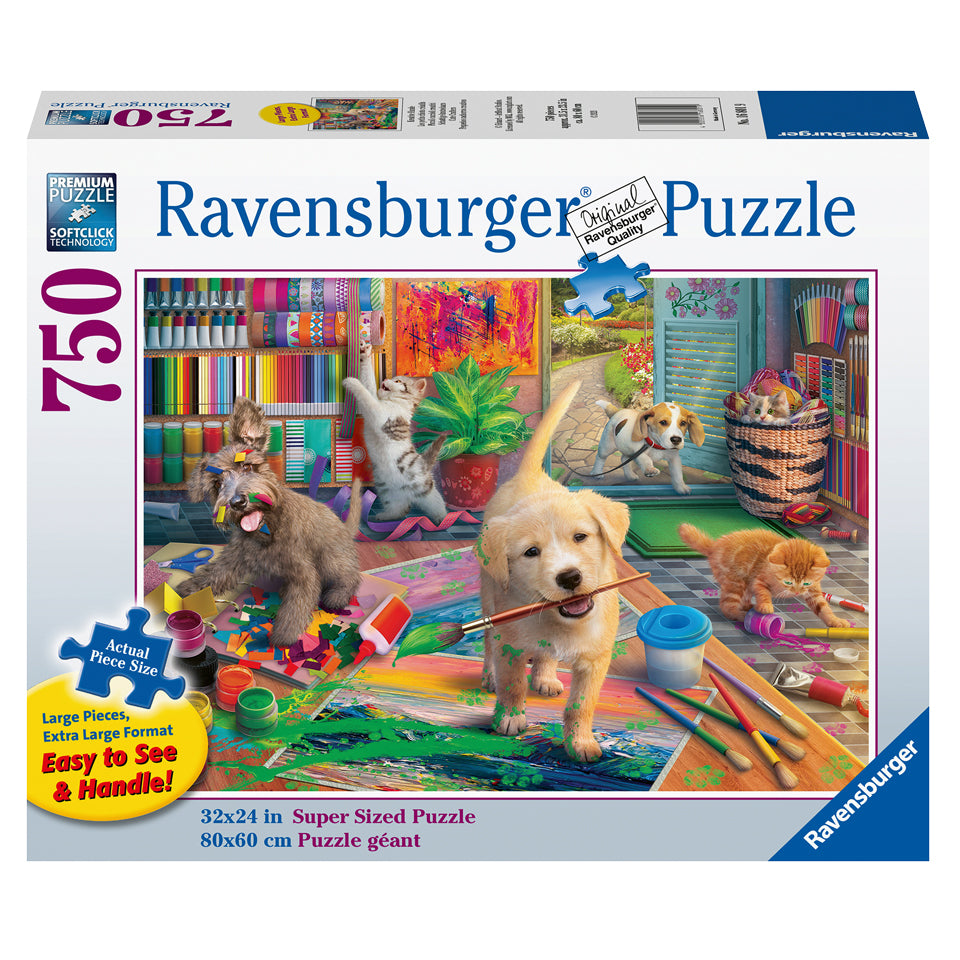 Ravensburger Puzzle - Cute Crafters - 750 Large Pieces
