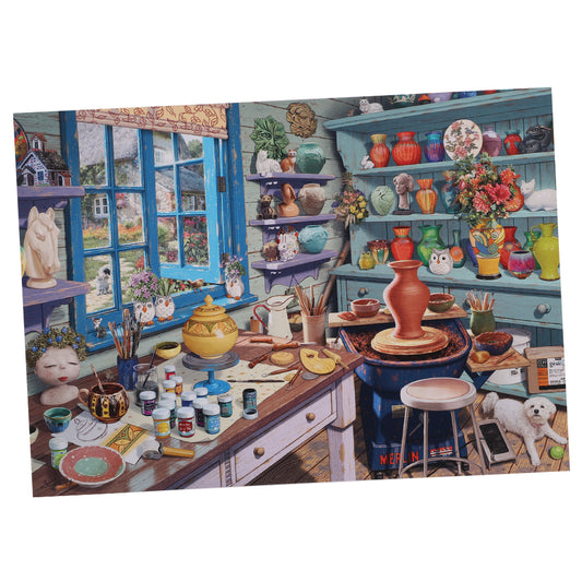 Ravensburger Puzzle - Pottery Studio Sanctuary - 500 Large Pieces