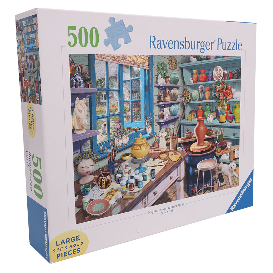 Ravensburger Puzzle - Pottery Studio Sanctuary - 500 Large Pieces
