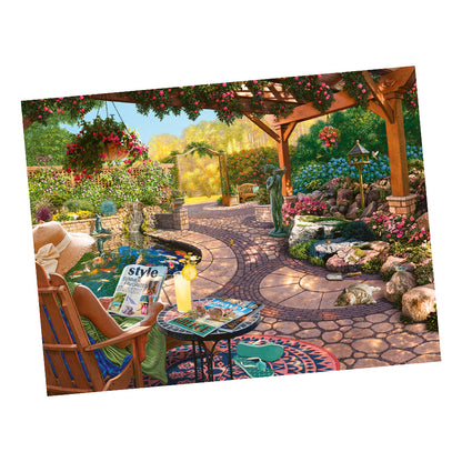 Ravensburger Puzzle - Cosy Backyard Bliss - 750 Large Pieces