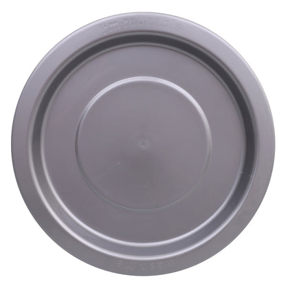 Reusable Plastic Plates - Silver - Pack of 20