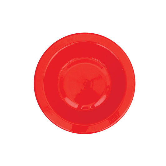 Reusable Plastic Bowls - Red - Pack of 20