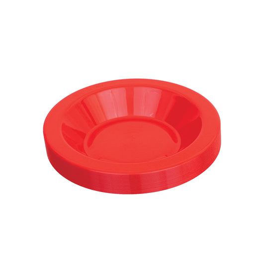 Reusable Plastic Bowls - Red - Pack of 20