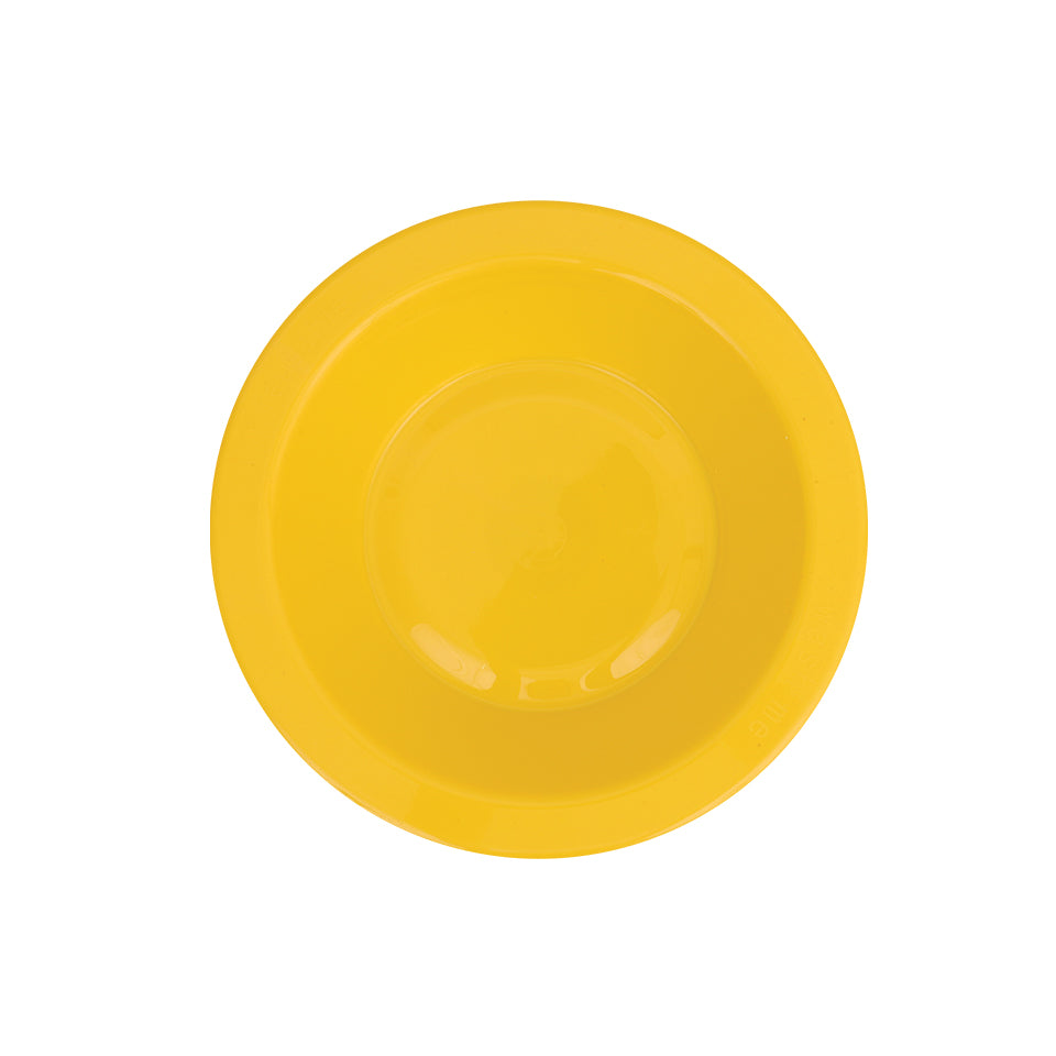Reusable Plastic Bowls - Yellow - Pack of 20