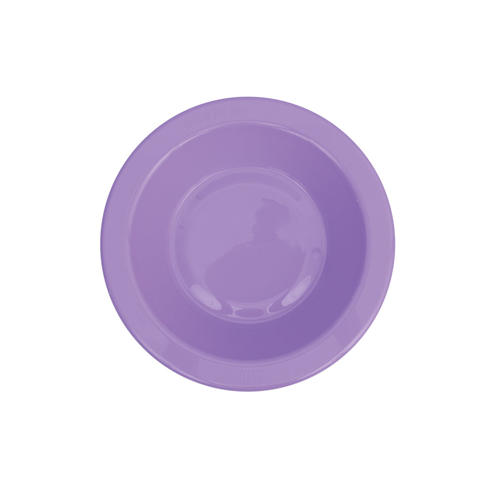 Reusable Plastic Bowls - Purple - Pack of 20
