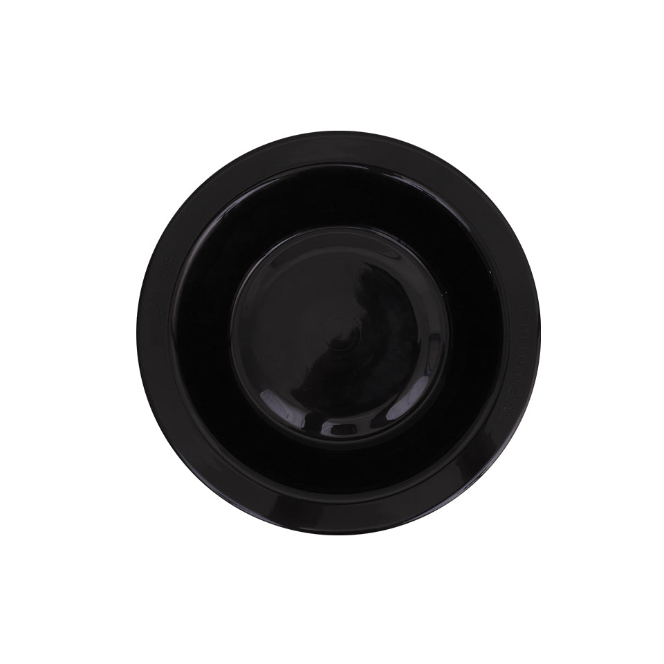 Reusable Plastic Bowls - Black - Pack of 20