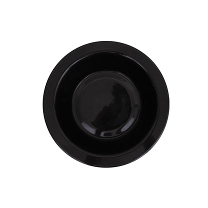 Reusable Plastic Bowls - Black - Pack of 20