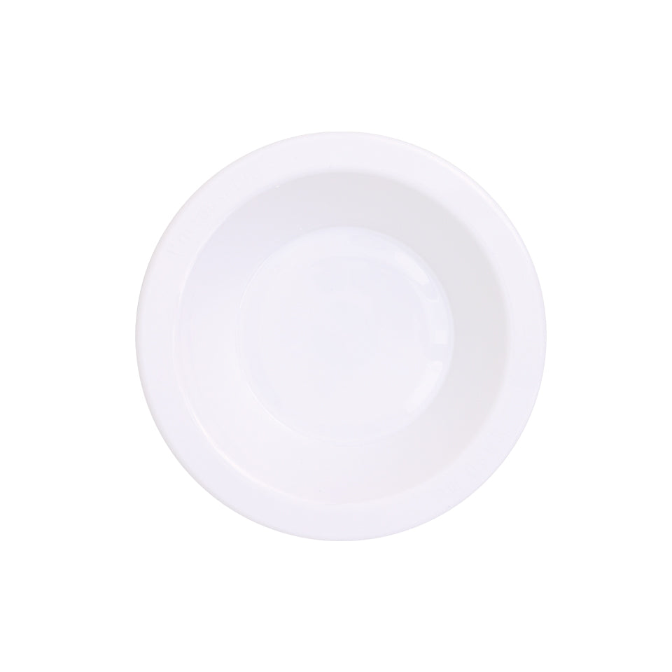 Reusable Plastic Bowls - White - Pack of 20