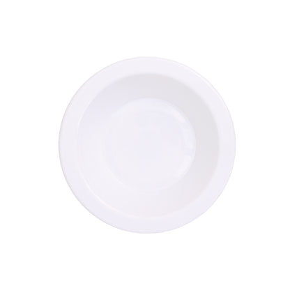 Reusable Plastic Bowls - White - Pack of 20