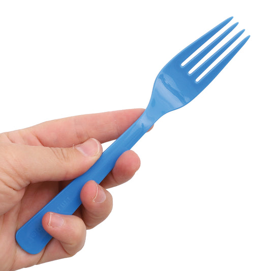 Reusable Plastic Forks - Blue - Pack of 20