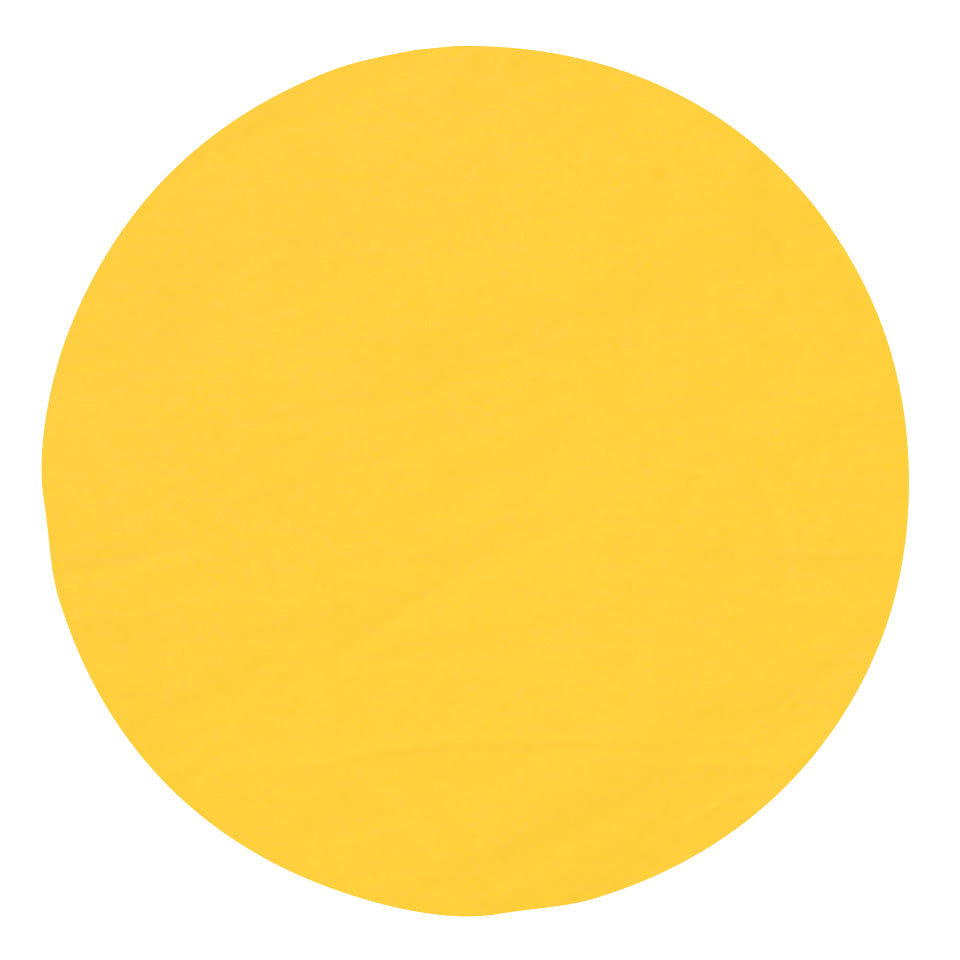 Table Cover - Round - Yellow - 213cm