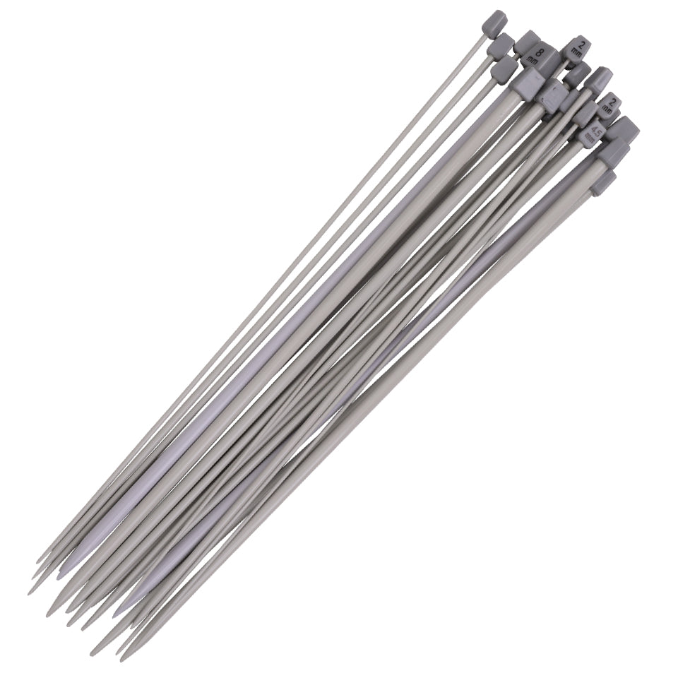 Knitting Needles - Aluminium - Pack of 11