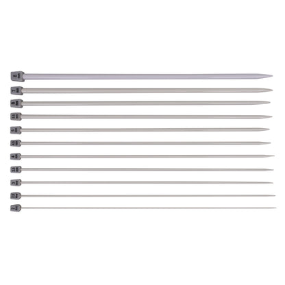Knitting Needles - Aluminium - Pack of 11