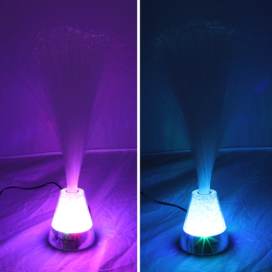 Fibre Optic Lamp with Colour Changing Base