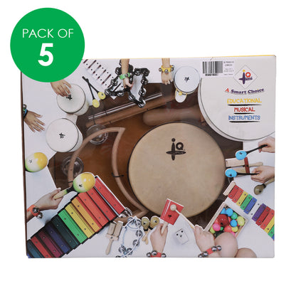 Wooden Musical Instruments - Pack of 5