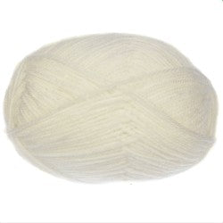 Soft Yarn - White - 100g