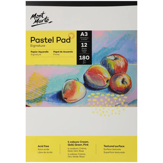 Pastel Acid Free Coloured Pad 180gsm A3
